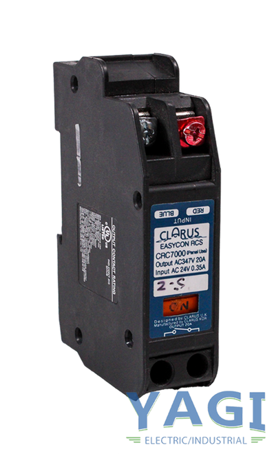 Clarus CRC7000 Relay 20A 277V 14kA 1P HID Easycon RCS Panel Mounting Strap