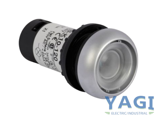 Eaton C22-DL-XB-K10-120 Compact Pushbutton 22.5 mm 120V 1NO Blue LED Illuminated