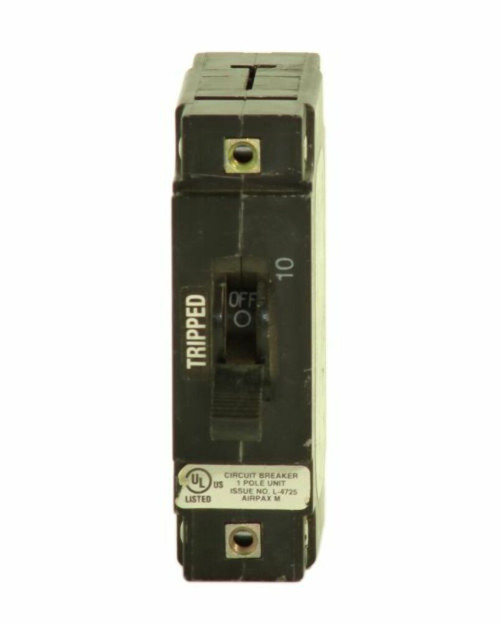 Airpax LMLC1-1RLS4-28524-10 DC Breaker 10A 80DCV 1P 10kA