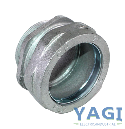 Crouse-Hinds CPR6 Compression Connector 2 In Straight Non-Insulated Malleable Iron