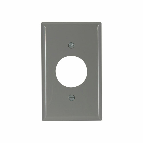 Eaton Cooper 5131GY-BOX Single Receptacle Wallplate Standard Grey Nylon 1 Gang