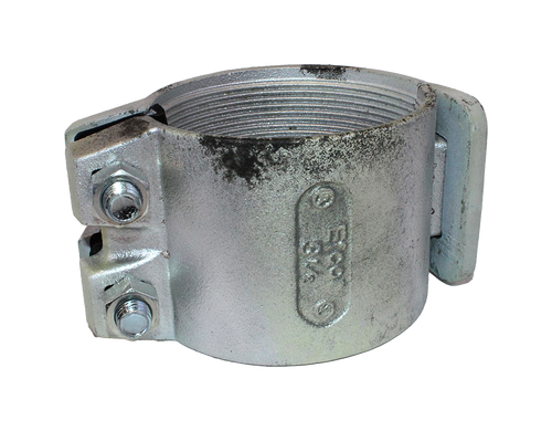 Efcor SOC350 Hinged Coupling 3-1/2 Inch Concrete Tight Malleable Iron For Threaded Rigid/IMC