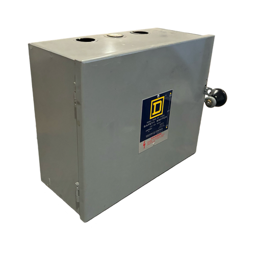 Square D 92351 Double Throw Disconnect | Non-Fusible | 30A | 240V | 3-Pole | 3-Wire | Type 1 Square D 92351 Double Throw Disconnect | Non-Fusible | 30A | 240V | 3-Pole | 3-Wire | Type 1