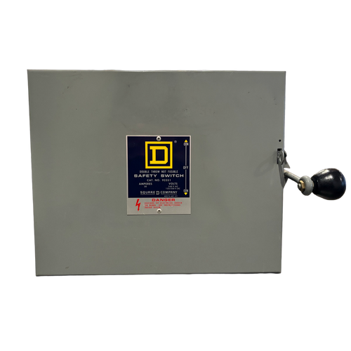 Square D 92351 Double Throw Disconnect | Non-Fusible | 30A | 240V | 3-Pole | 3-Wire | Type 1