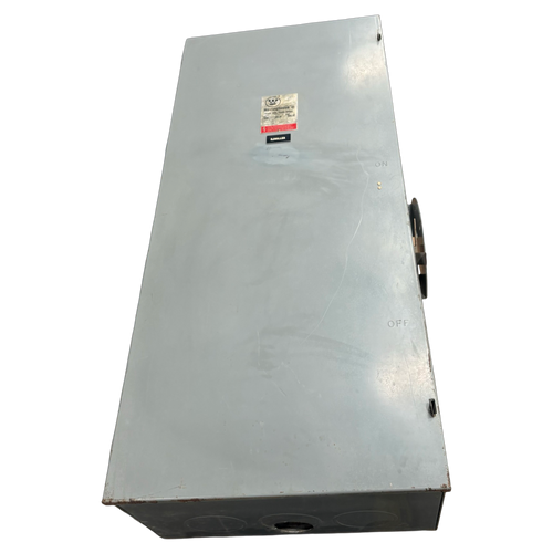 Westinghouse HUN365 400A 600V 3-Phase Non-Fusible Disconnect NEMA 1