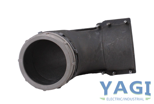 YAGI AC-350 90 Degree Conduit Connectors 3-1/2 Inch Zinc/Galvanized