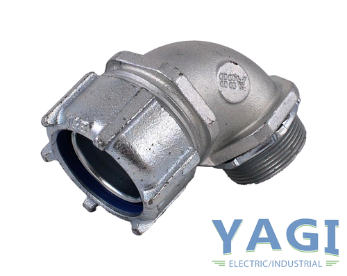 Thomas and Betts 5256 Liquidtight Connector 1-1/2 Inch 90 Degree Non-Insulated M