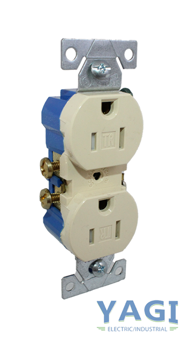 Cooper Eaton TR270V Grounding Duplex Receptacle #14-10 AWG 15A Commercial Box of 10