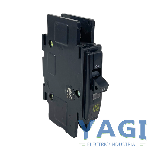 Square D QOU110 Circuit Breaker 10A 120/240V 1P 10kA Unit Mount