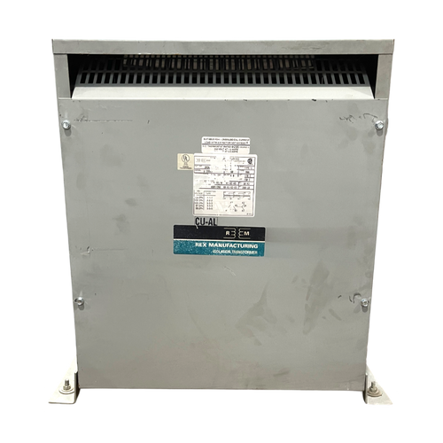 Rex Manufacturing DA34J1P1 Transformer | 34kVA | 575V–460Y/266V | 3PH | Type 1