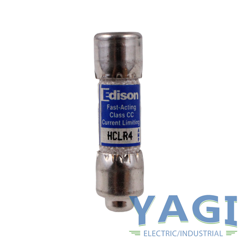 Edison HCLR4 Fuse 4A 600V 200kA Class CC Fast Acting Current Limiting
