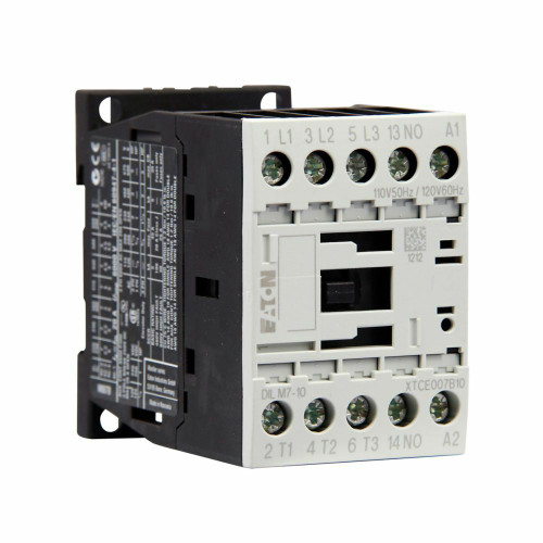 Eaton XTCE007B10A IEC Contactor  7A 120V 110-120VAC 3P 
