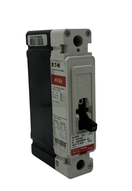 Eaton HFD1020 Circuit Breaker 20A 347V 1P 65kA