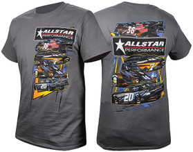 Allstar Performance T-Shirt Dark Gray Circle Track XX-Large ALL99901XXL