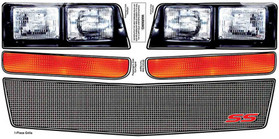 Allstar Performance M/C SS Nose Decal Kit Mesh Grille 1983-88 ALL23038