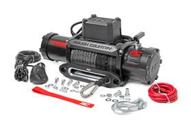 Rough Country 9500lb Pro Series Electr ic Winch Synthetic Rope PRO9500S