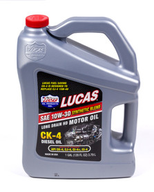 Lucas Oil Synthetic Blend 10w30 Diesel Oil Case 1 Gallon LUC10282