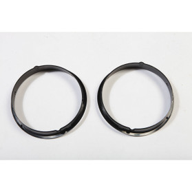 Rugged Ridge Black Headlight Bezels 97-06 Jeep Wrangler TJ 12419.23