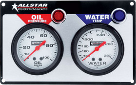 Allstar Performance 2 Gauge Panel ALL OP/WT ALL80090