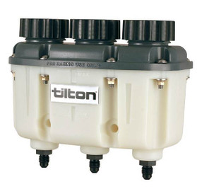 Tilton Reservoir Plastic 3-Chamber AN-4 Fittings 72-577
