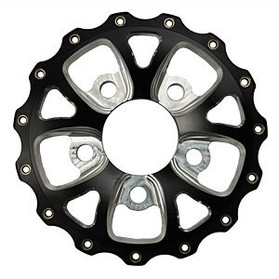 Weld Racing V-Series Rear Center 5 x 4.5 Black P613B-84 A