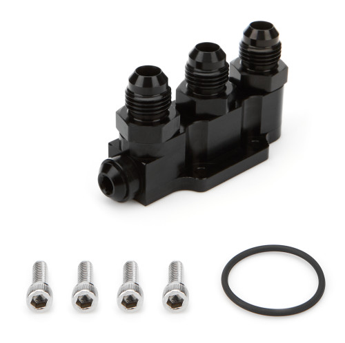 Waterman Racing Comp. Manifold Attaches To Pump 3 -6an Inlet 29571