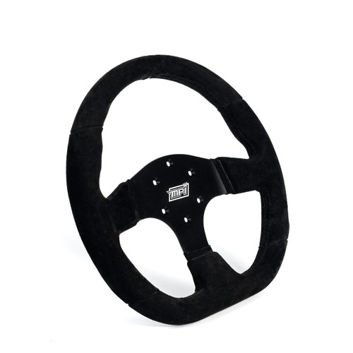 Mpi Usa Touring Steering Wheel 13in Full Black D Shaped MPI-GT2-13-B