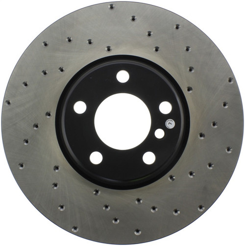 Stoptech 128.34126L -BMW 740i Sport Cryo Cross Drilled Rotor, Front Left; 2011-2015