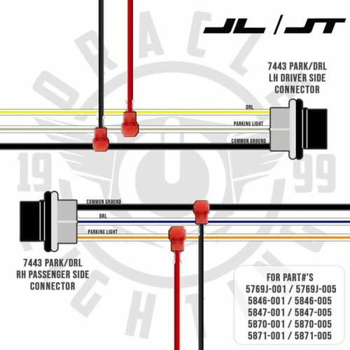 Oracle Lighting Pre-Runner Style LED Gri ll 18- Jeep Wrangler JL 5870-001