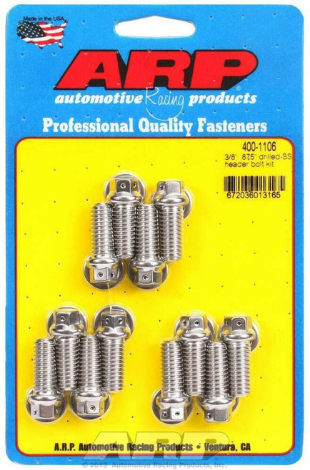 Shop forArp S/S Header Bolt Kit - 3/8 x .875 UHL (12) 400-1106 at Revtec Auto Parts by Arp for as low as 45.99