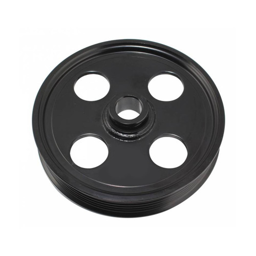 Tuff-Stuff Type II Power Steering Pulley 6 Groove Black 8489B