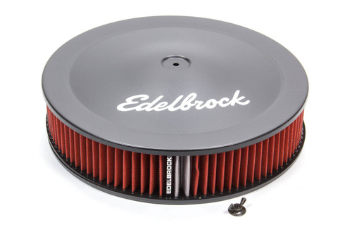 Edelbrock Pro-Flow Air Cleaner Kit 14in x 3in Black 1225