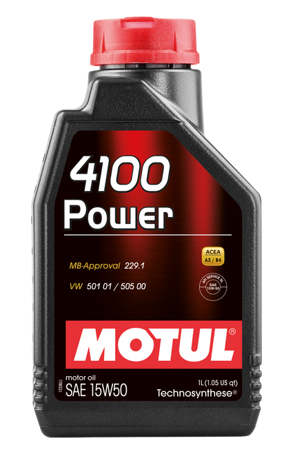 Motul Usa 4100 Power 15W50 Oil Case 12x1 Liter 102773