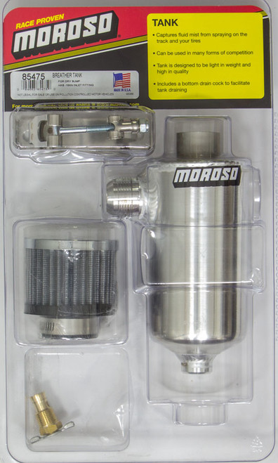 Moroso Dry Sump Breather Tank  85475