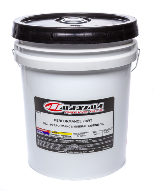 Maxima Racing Oils 70w Petroleum Oil 5 Gal Pail 39-38505