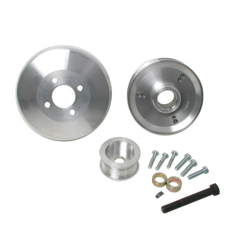 Bbk Performance 3pc. Aluminum Pulley Kit - 97-03 Ford 4.6/5.4L 15550