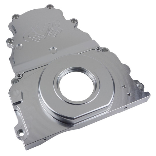 Cvr Performance GM LS Billet Timing Cover 2-Piece Clear TC2327CL