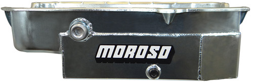 Moroso SBC 8qt CT Oil Pan - LH Dipstick 21325