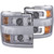 CHEVY SILVERADO 15-19 2500HD/3500HD PROJECTOR SWITCHBACK HEADLIGHTS CHROME(CHROME TRIM)(HALOGEN MODELS ONLY)