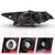 ACURA TSX 09-12 PROJECTOR HALO HEADLIGHTS BLACK W/ RX HALO (FOR HID, NO HID KIT)