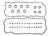 CG Valve Cover Gaskets C15576