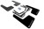 RAL Classic Blk Flap/Wht Logo MF53-UR-BLK/WH
