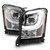 GMC YUKON/YUKON XL 15-20 PROJECTOR C BAR HEADLIGHTS CHROME (FOR HALOGEN MODELS ONLY)