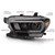 TOYOTA TACOMA 16-23 PROJECTOR PLANK STYLE HEADLIGHTS BLACK (FOR HALOGEN VERSION W/ LED DRL)