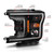 FORD F-150 18-20 PROJECTOR PLANK STYLE SWITCHBACK HEADLIGHTS BLACK
