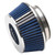 Edelbrock Pro-Flo Air Filter Cone 3.70 Tall Blue/Chrome 43613