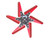 Shop forPerma-Cool Flex Fan Aluminum 18in Black Center/Red Blades 83182 at Revtec Auto Parts by Perma-Cool for as low as 57.98