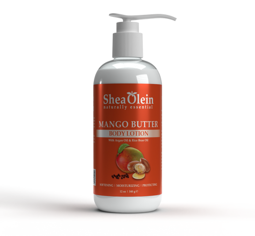 Mango Butter Body Lotion with Argan Oil & Rice Bran Oil