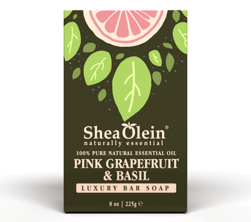 Pink Grapefruit and Basil Essential Oil Luxury Bar Soap