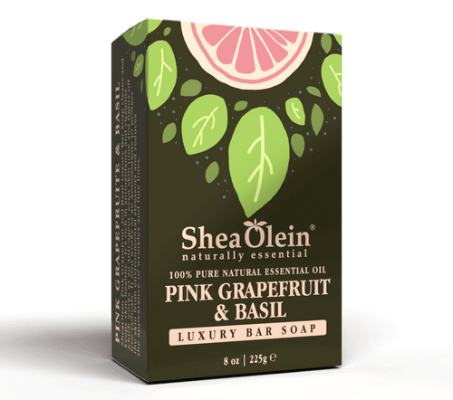 Pink Grapefruit and Basil Essential Oil Luxury Bar Soap (24 pcs)